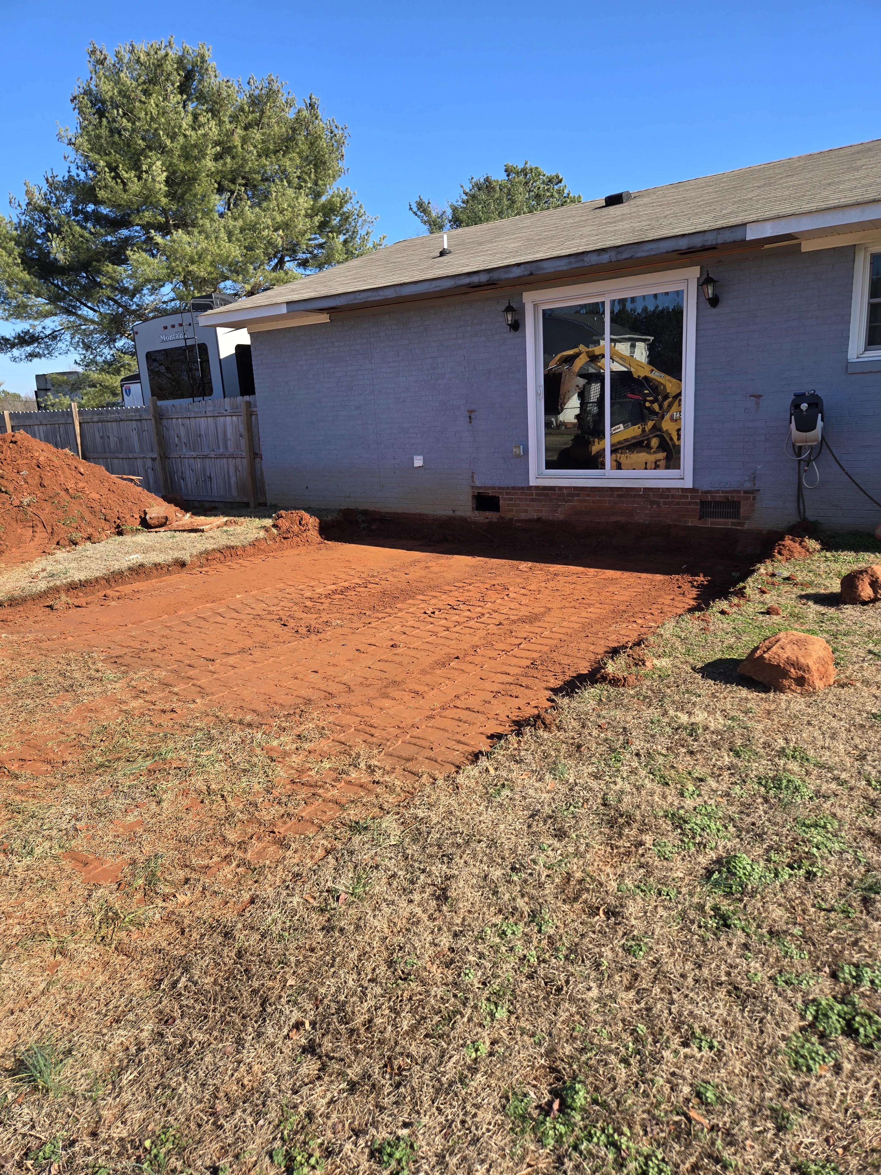 Back of the house before the addition
