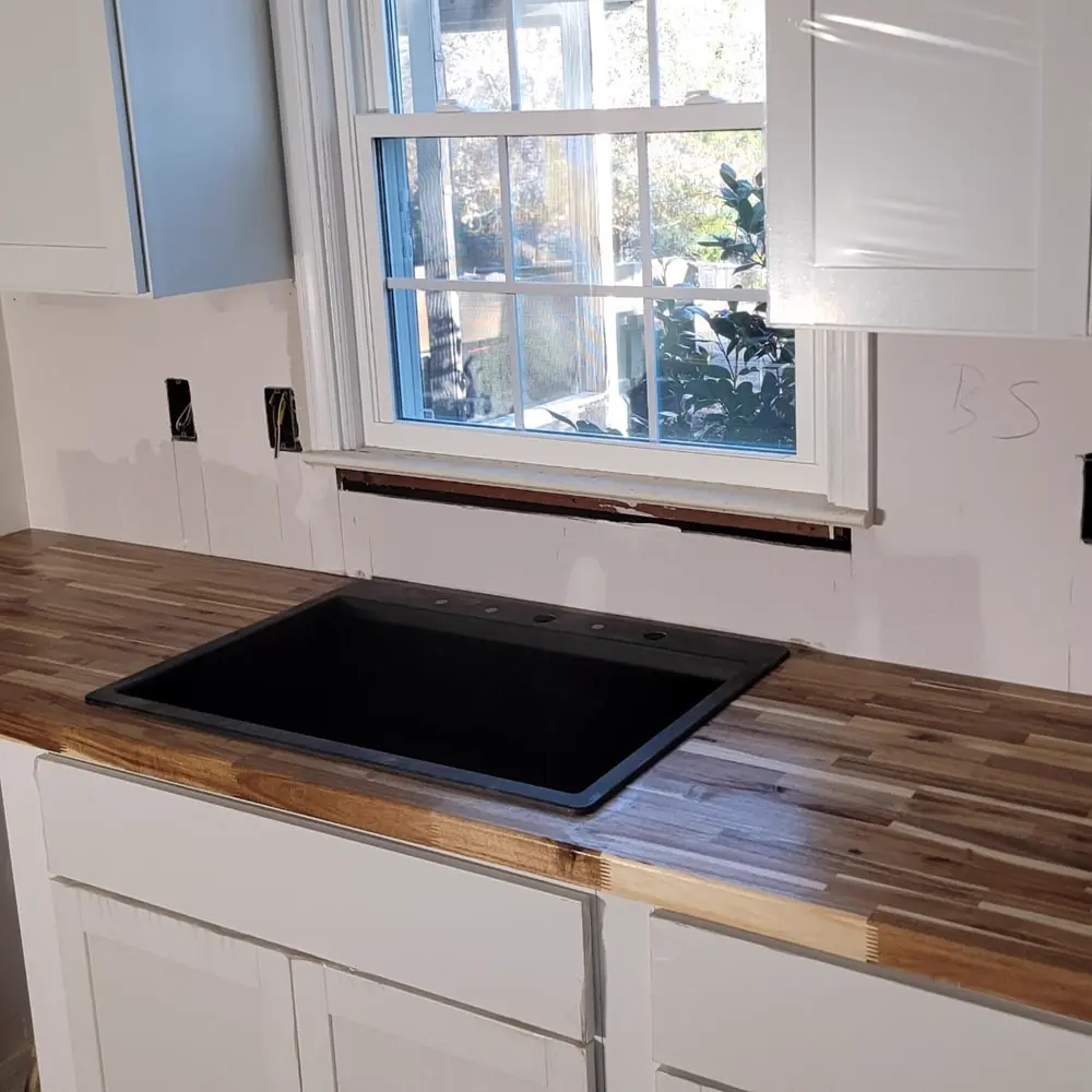 Kitchen Countertop After Installation
